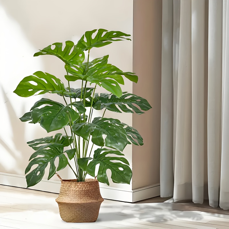 2 szt. Zielone sztuczne roślin – Monstera Adansonii recenzja i cena