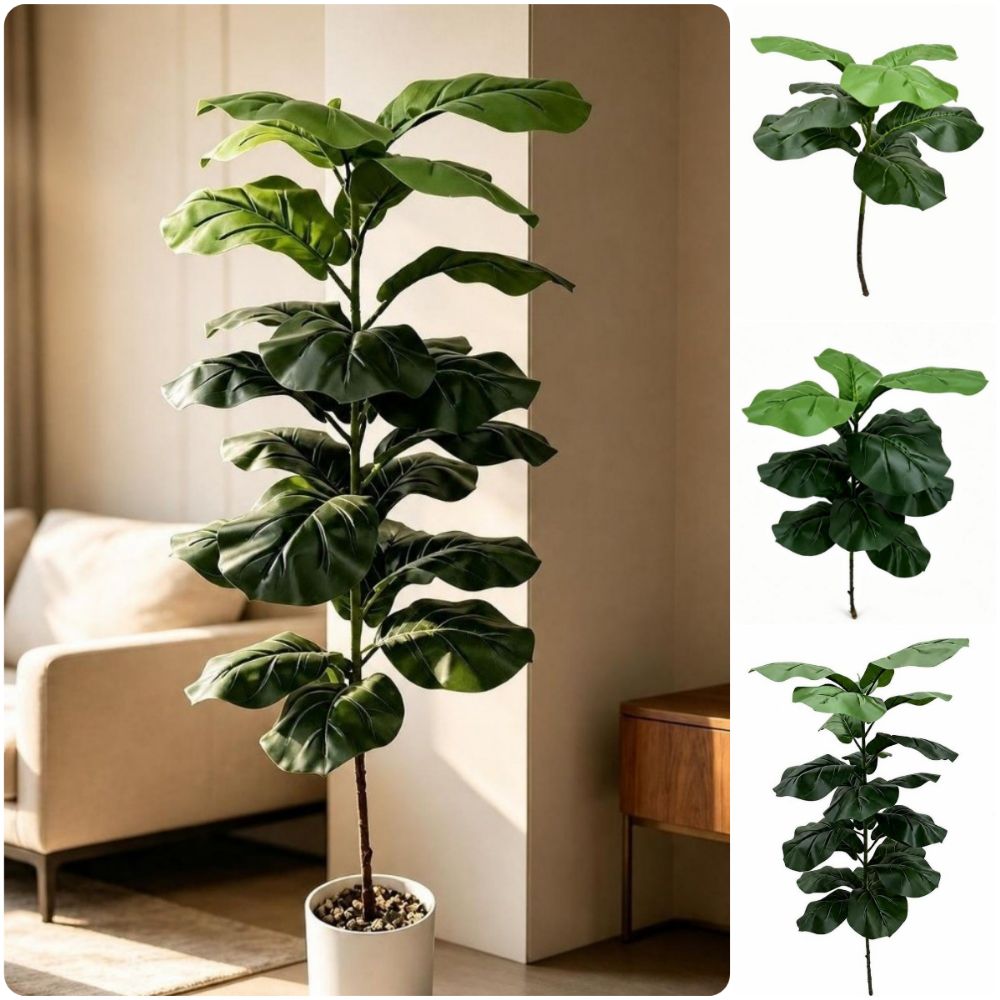 9/15/23 Sztuczne liście figowc – Ficus Lyrata Tree recenzja i cena