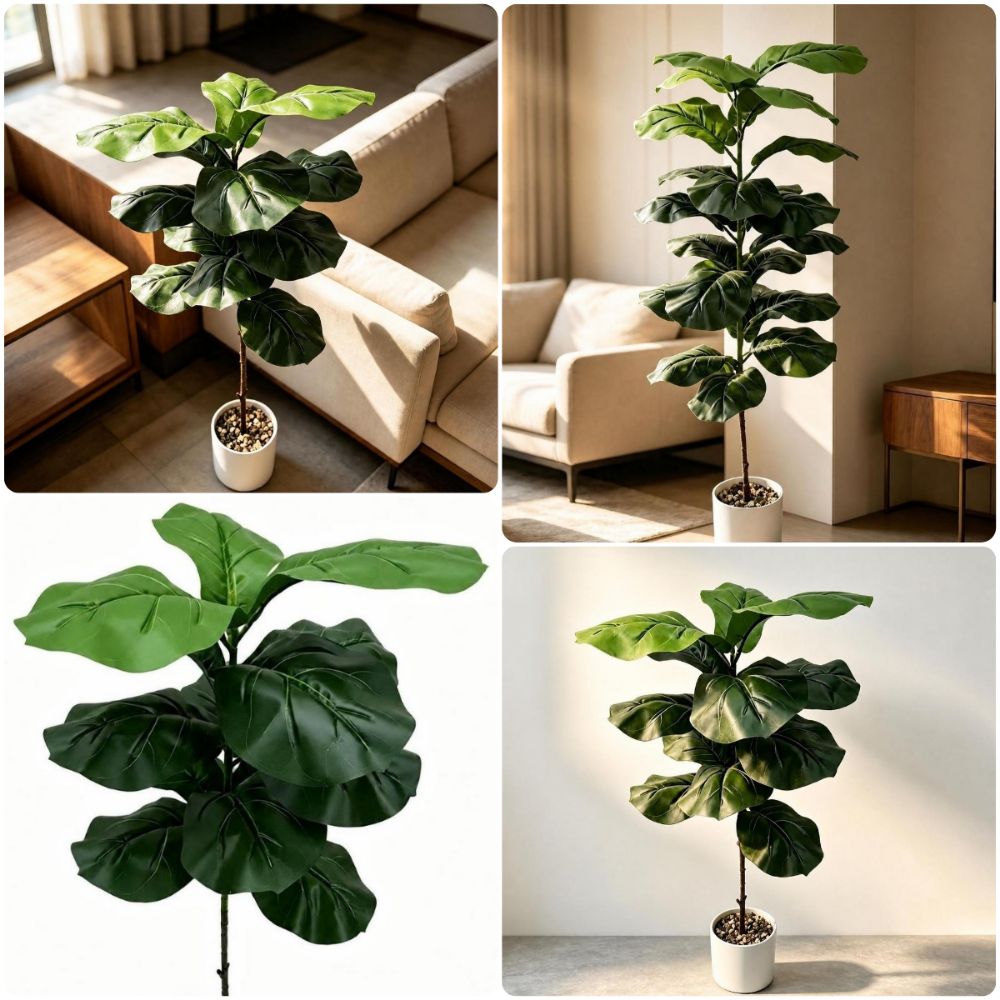 9/15/23 Sztuczne liście figowc – Ficus Lyrata Tree recenzja i cena